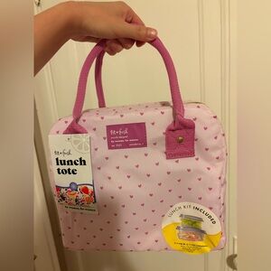 NWT fit+fresh Pink Heart Lunch Box 💗